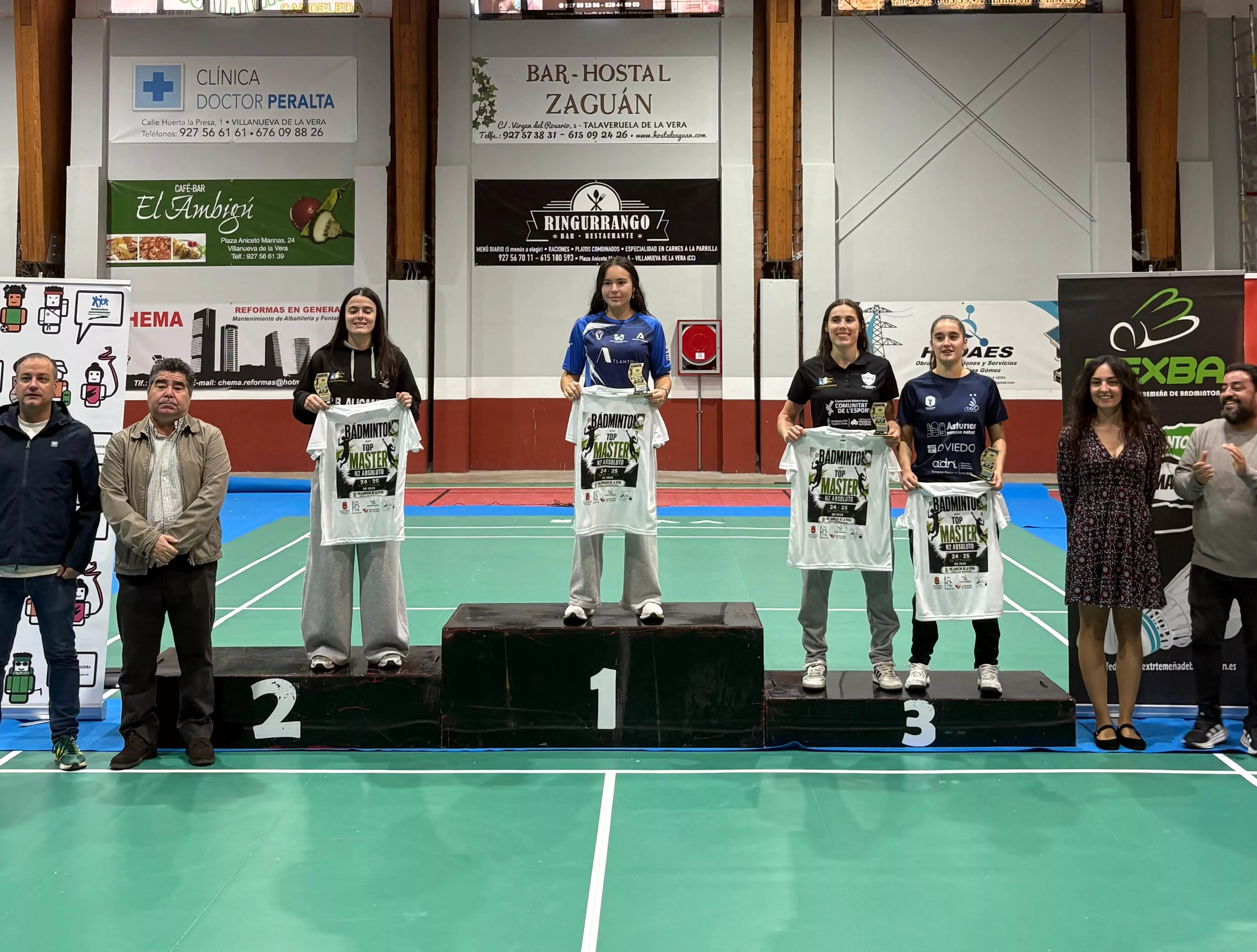 Podio individual femenino con Cristina Teruel en lo más alto. Podio individual femenino con Cristina Teruel en lo más alto.