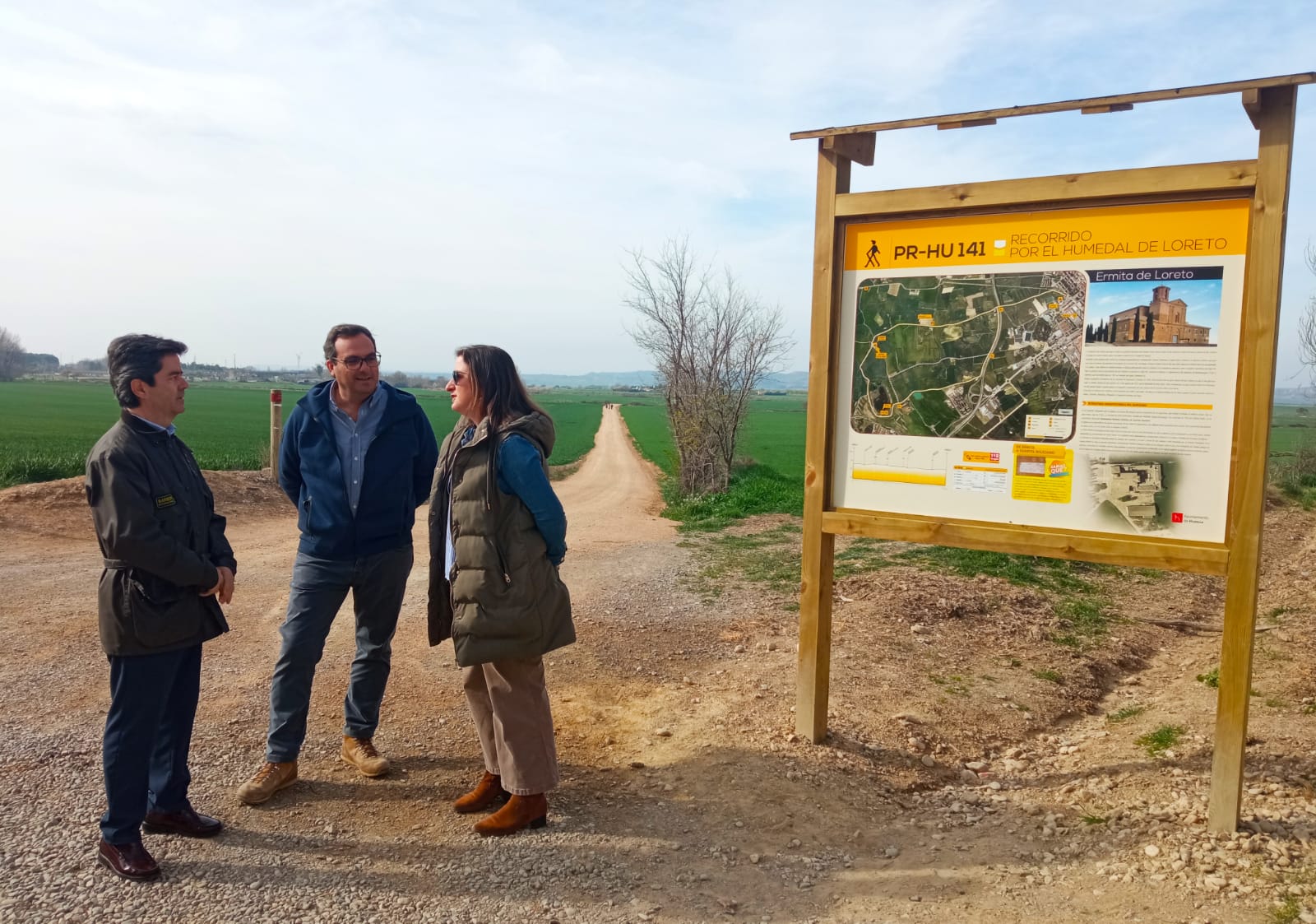 Finalizan las obras de renovación del camino de Loreto