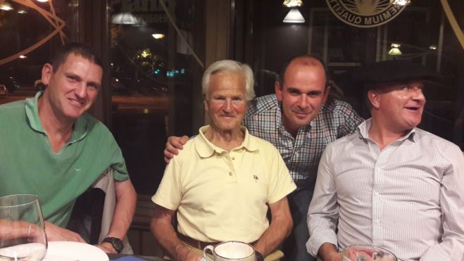 Con amigos en San Sebastián Con amigos en San Sebastián