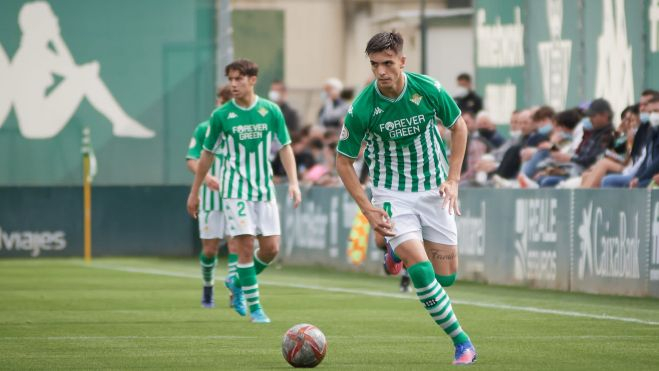 Sierra durante un partido de la temporada pasada. Foto: Real Betis