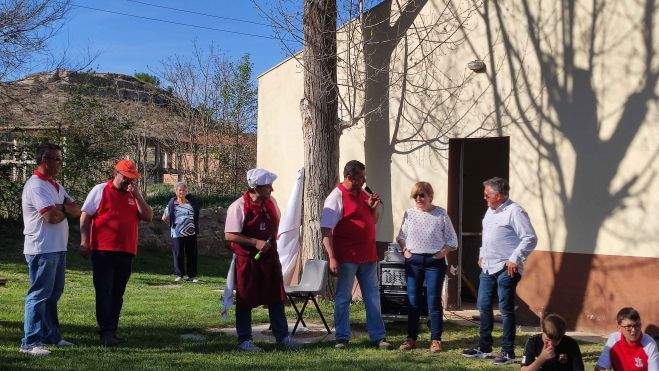 Un momento del homenaje Un momento del homenaje