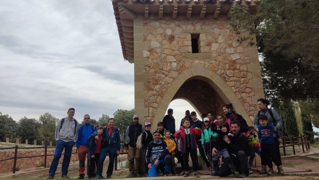 Foto de recuerdo de la travesía de Peque Guara. Foto de recuerdo de la travesía de Peque Guara.