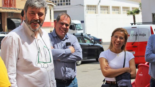 Gerardo Oliván, Salvador Sarrado y Ana Alós