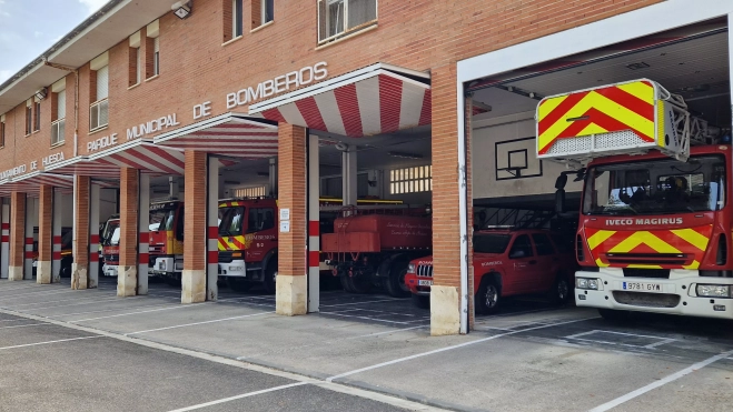 Parque de Bomberos de Huesca. Foto Myriam Martínez Parque de Bomberos de Huesca. Foto Myriam Martínez